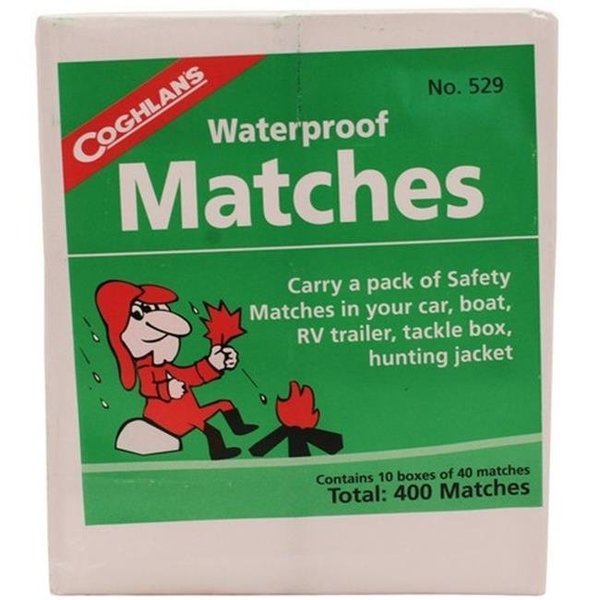 Epp EPP C9937PK Waterproof Matches; 10 Pack EPP-C9937PK